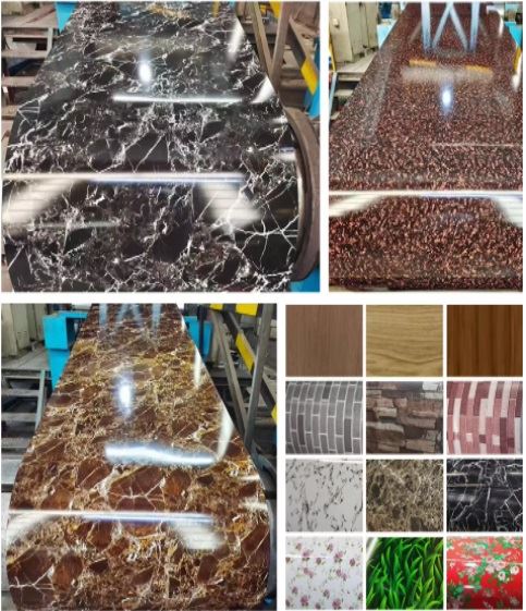 Marble Design Galvalume Steel Coil